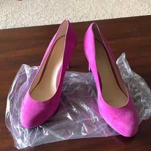Nine West Hot Pink Heels 9.5